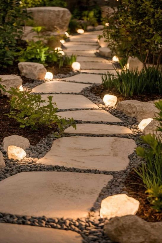 Garden path through the grounds